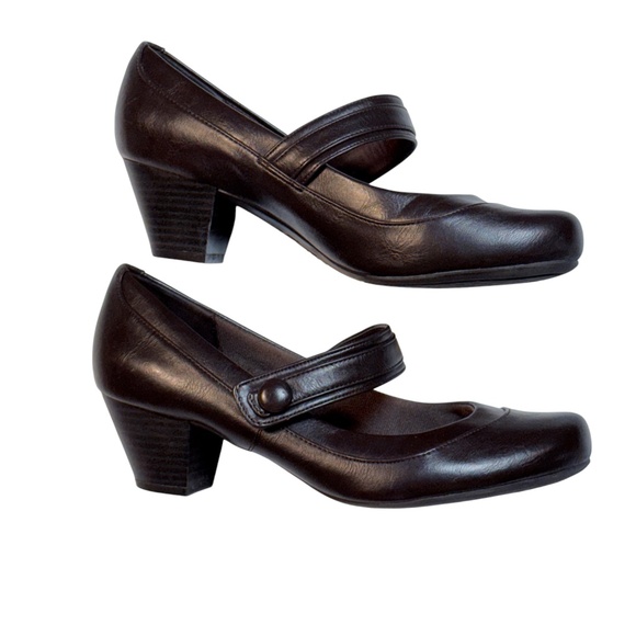 Life Stride Rozz Mary Jane Pump Brown Size 8 M - Picture 1 of 8
